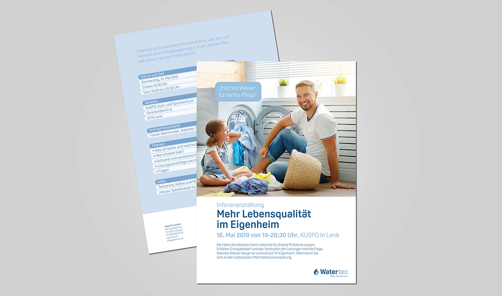 Firmenbroschüre für Watertec