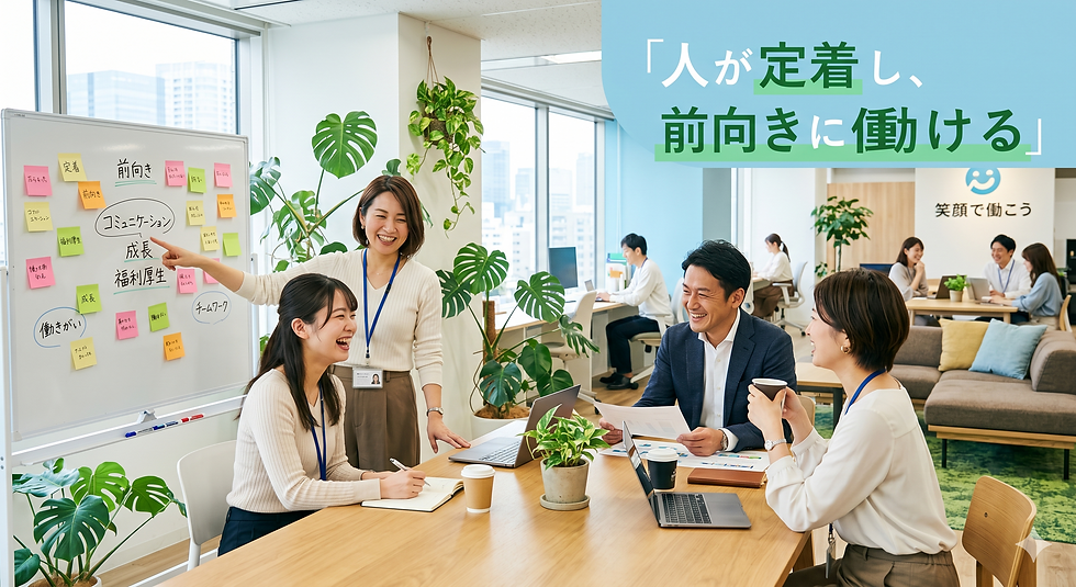 人が定着する職場づくりに必要なもの