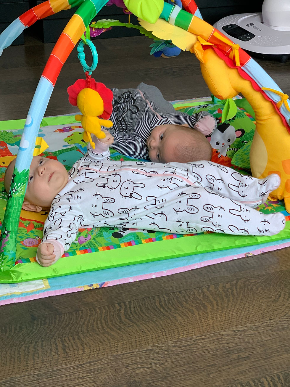 Activity mat for twins