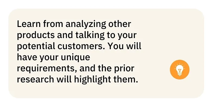 SaaS product requirements