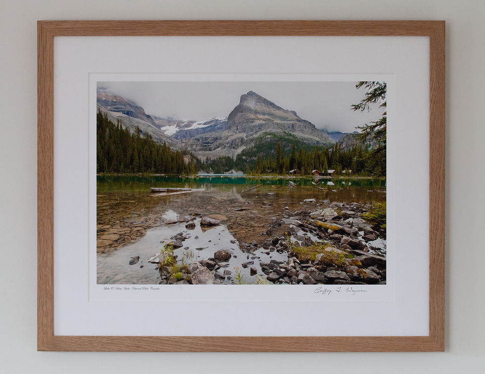 Medium Oak Flat Picture Frame