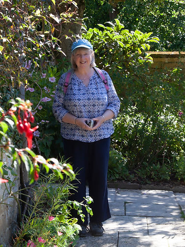 Steph Wayman in garden setting