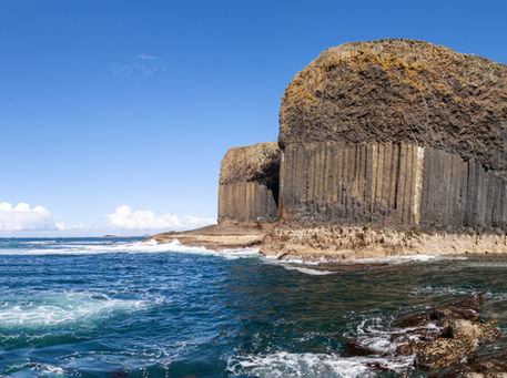 Beautiful image of Fingal's Cave on the Isle of Staffa by Geoffrey Wayman