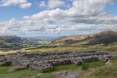 Hardknott Roman Fort in Lake District England  beautiful photo by Geoff Wayman
