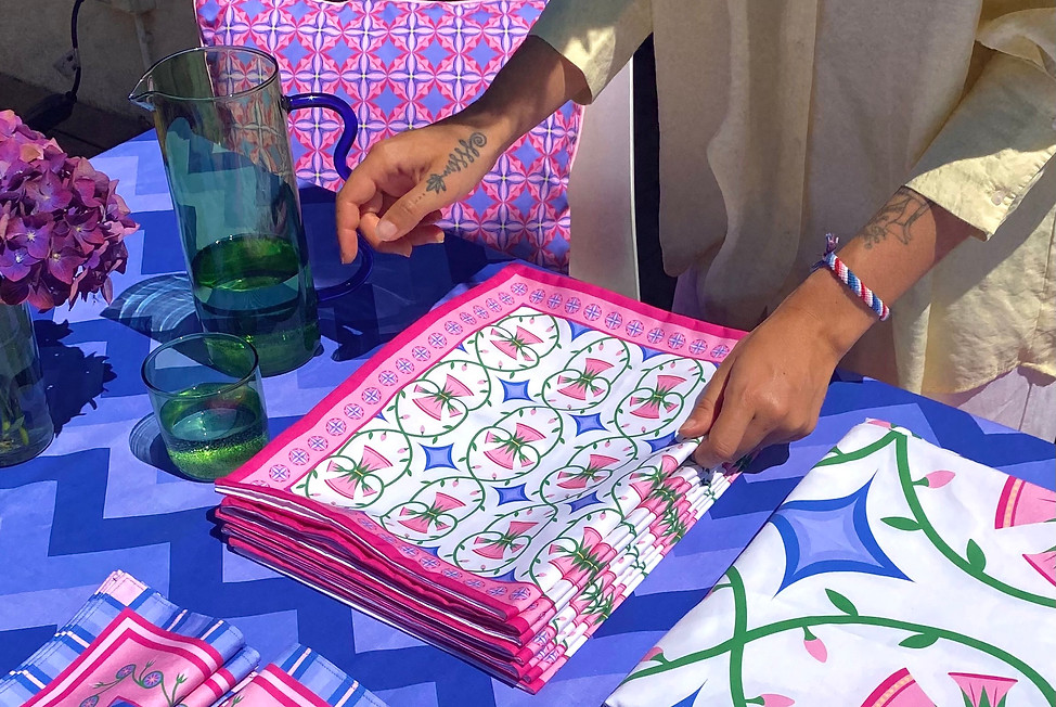 Studio Naos - coulisses shooting photo pour la collection Amarna