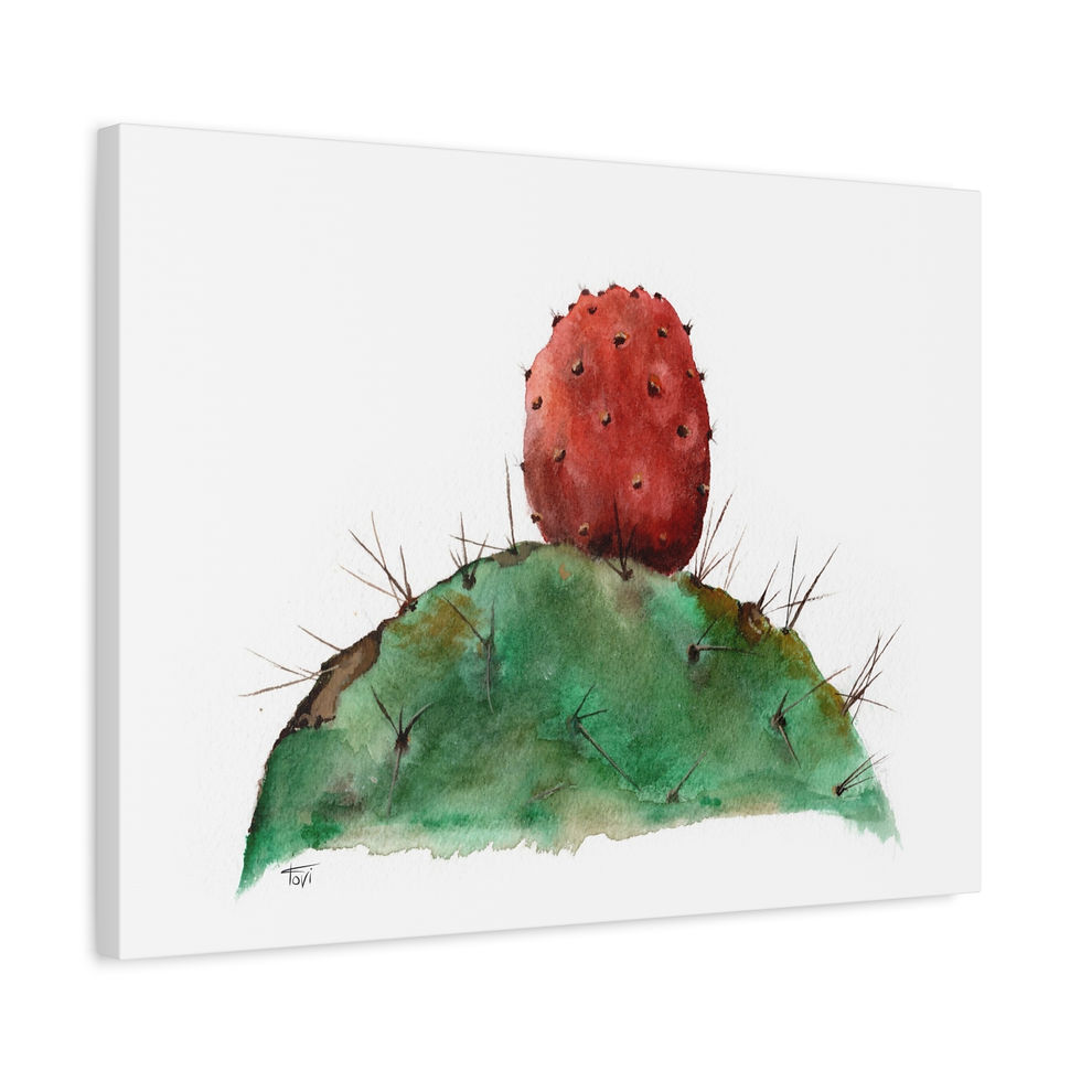 Thumbnail: Prickly Pear - Canvas Print