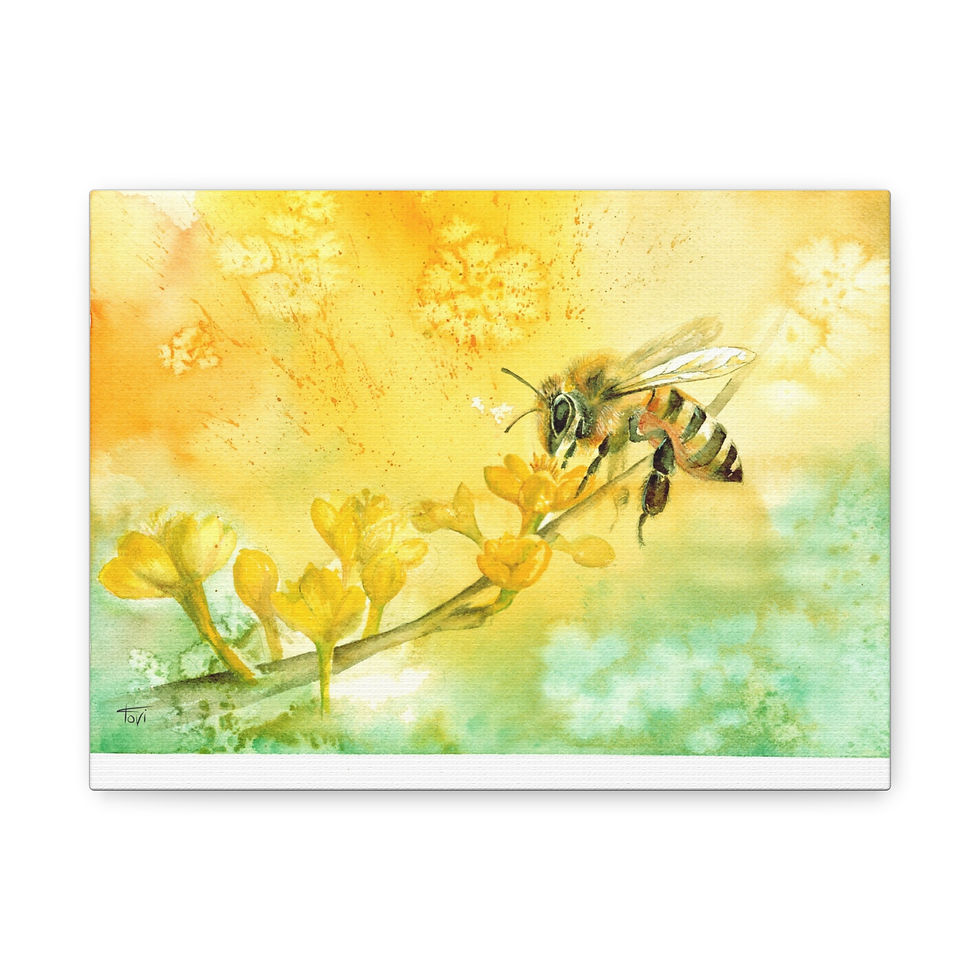 Bee on a branch