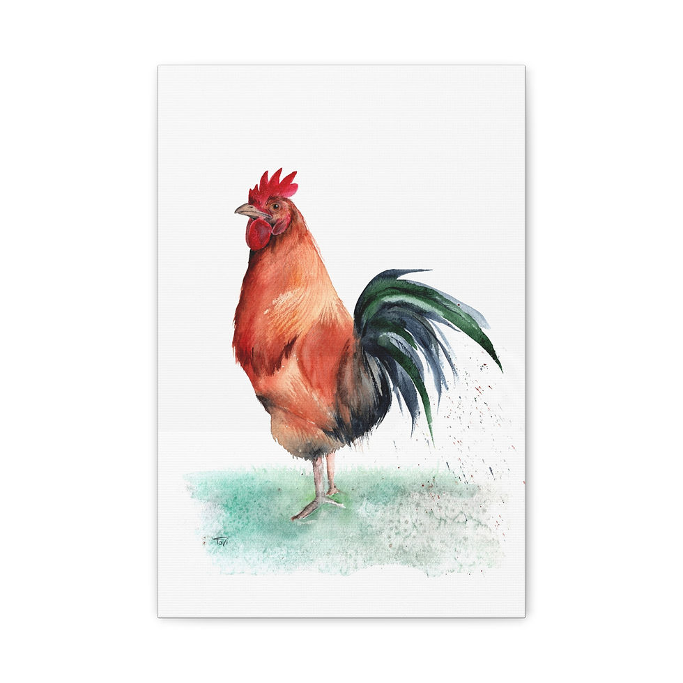 Thumbnail: Rooster - Canvas Print