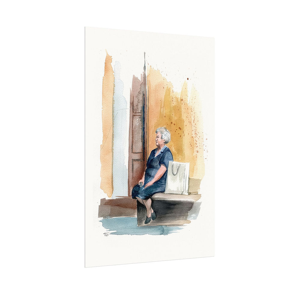 Thumbnail: Seated Woman - Fine Art Print