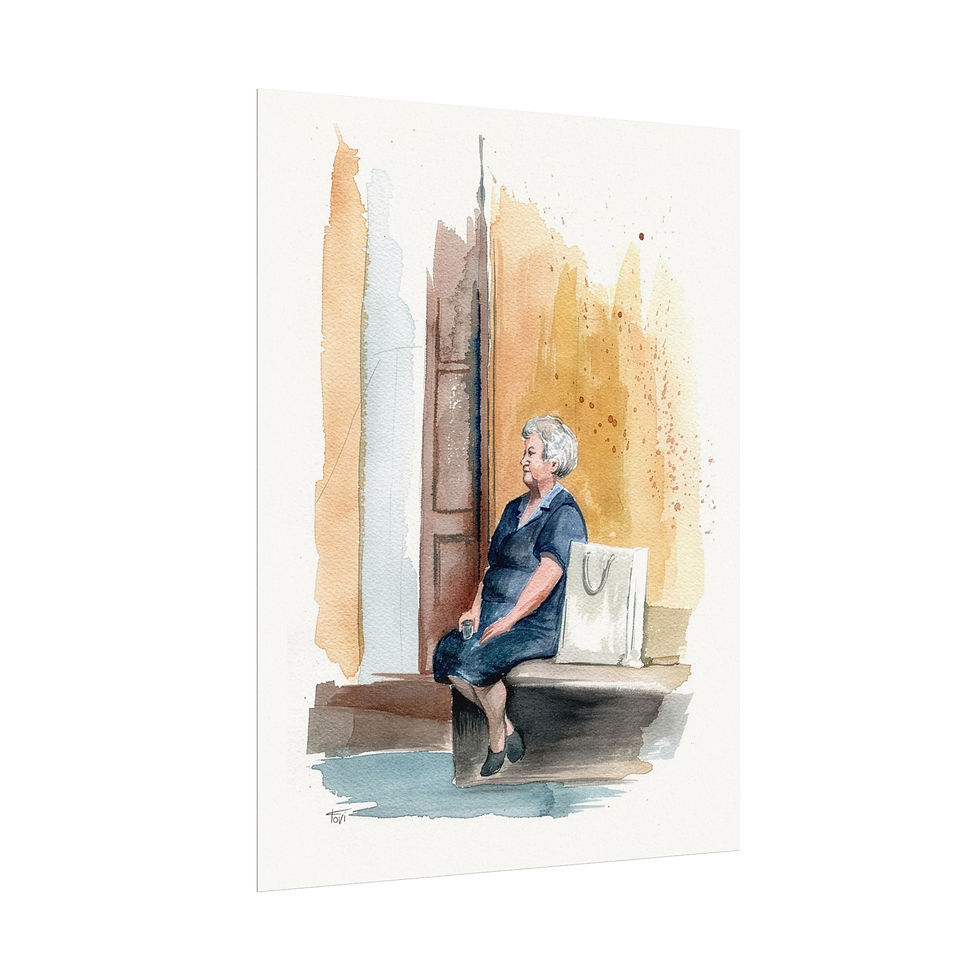 Thumbnail: Seated Woman - Fine Art Print
