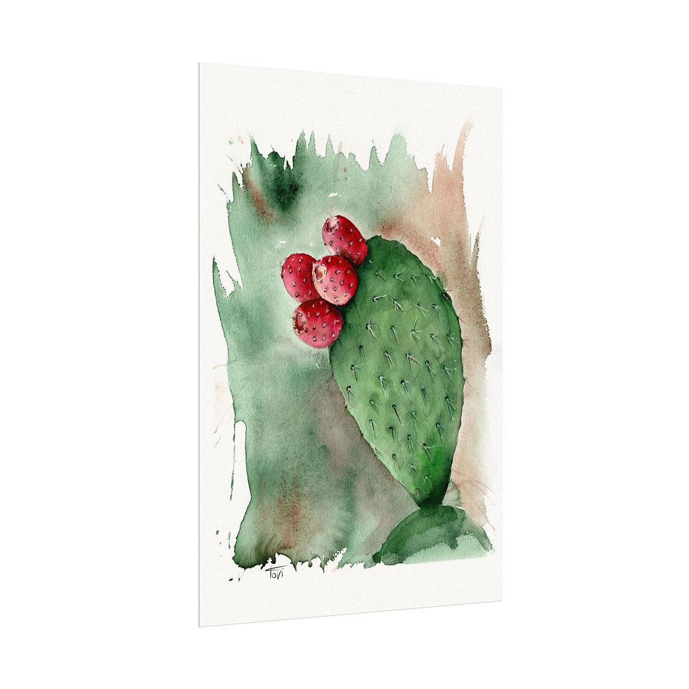 Thumbnail: Prickly Pear Cactus - Fine Art Print