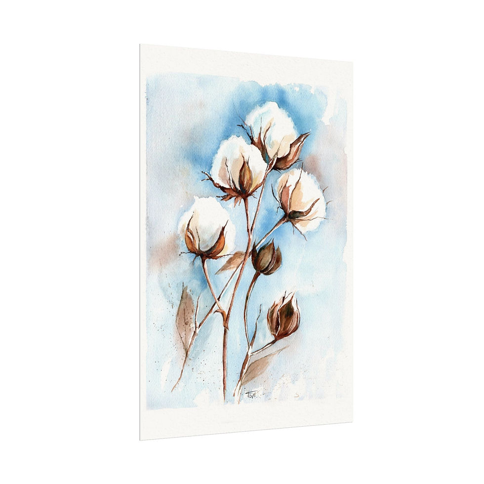 Thumbnail: Cotton Plant - Fine Art Print