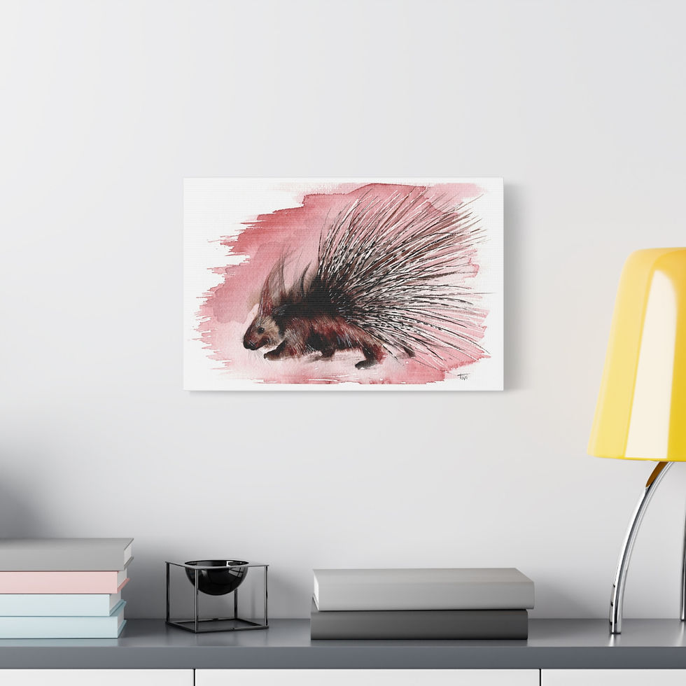 Thumbnail: Porcupine - Canvas Print