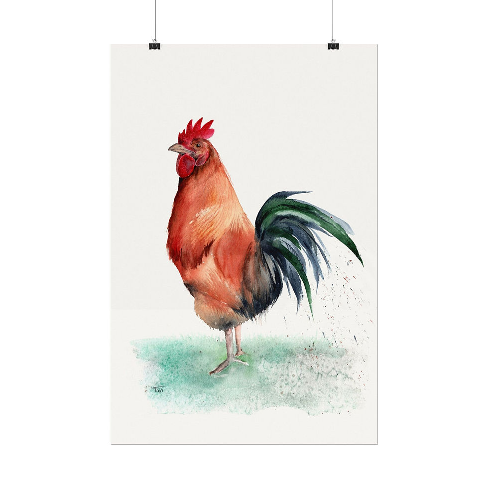 Thumbnail: Rooster - Fine Art Print