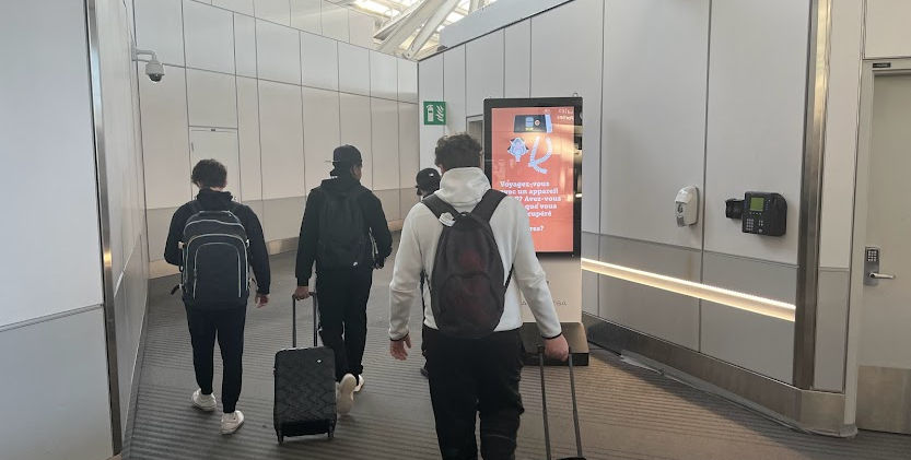 Walk through the airport