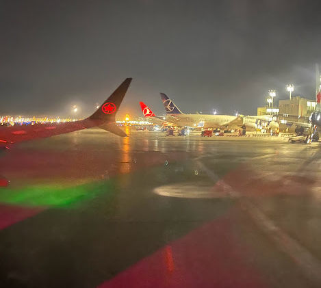 Waiting for take off