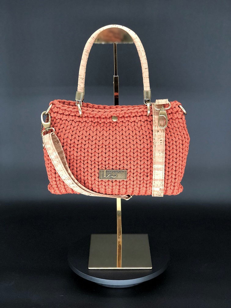 Thumbnail: EMMA Top Handle Bag - Coral