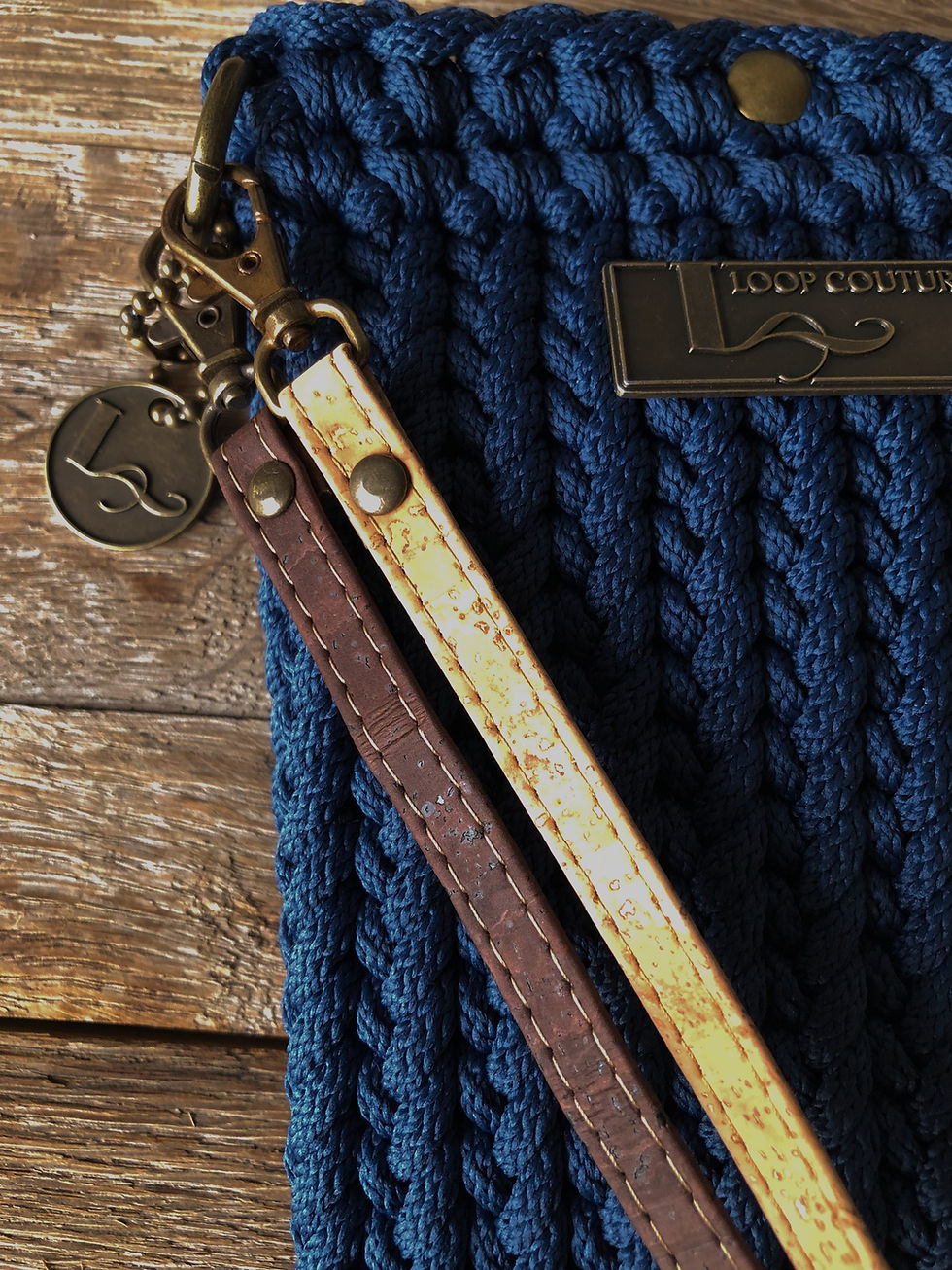 Thumbnail: Crossbody Phone Sleeve - Denim Blue