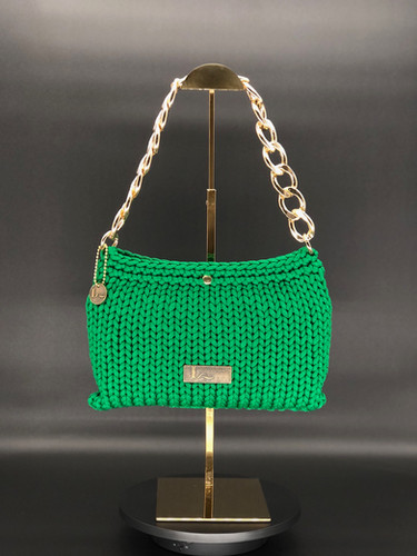 EMMA - Shamrock Green Chunky Gold | Loop Couture