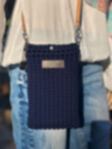 Crossbody Phone Sleeve - Midnight Blue