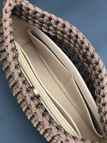 EMMA Chain Collection - Cappuccino Gloss | Loop Couture handbag studio