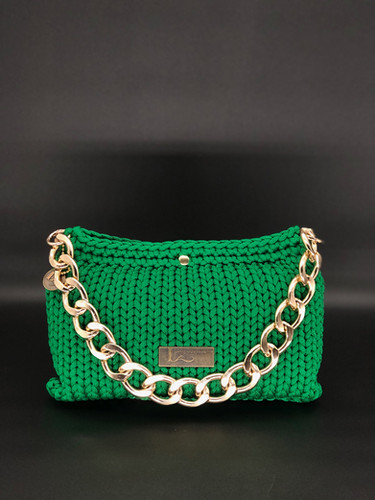 EMMA - Shamrock Green Chunky Gold | Loop Couture
