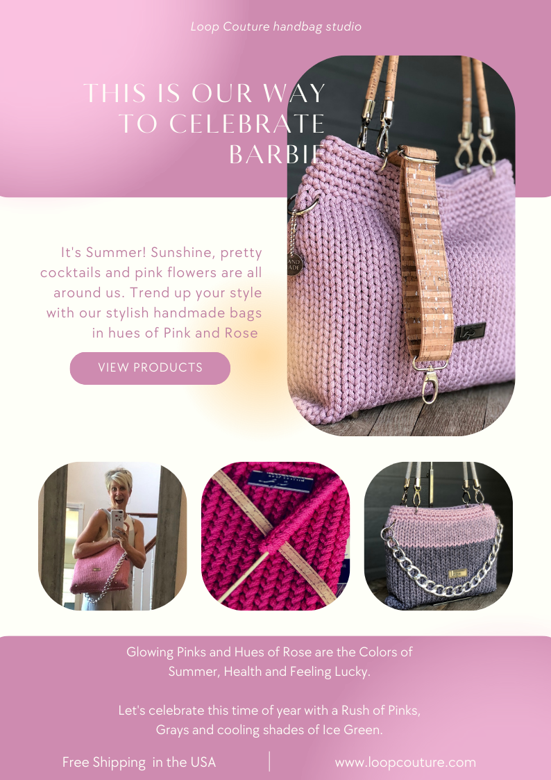 Hand-created bags by Loop Couture