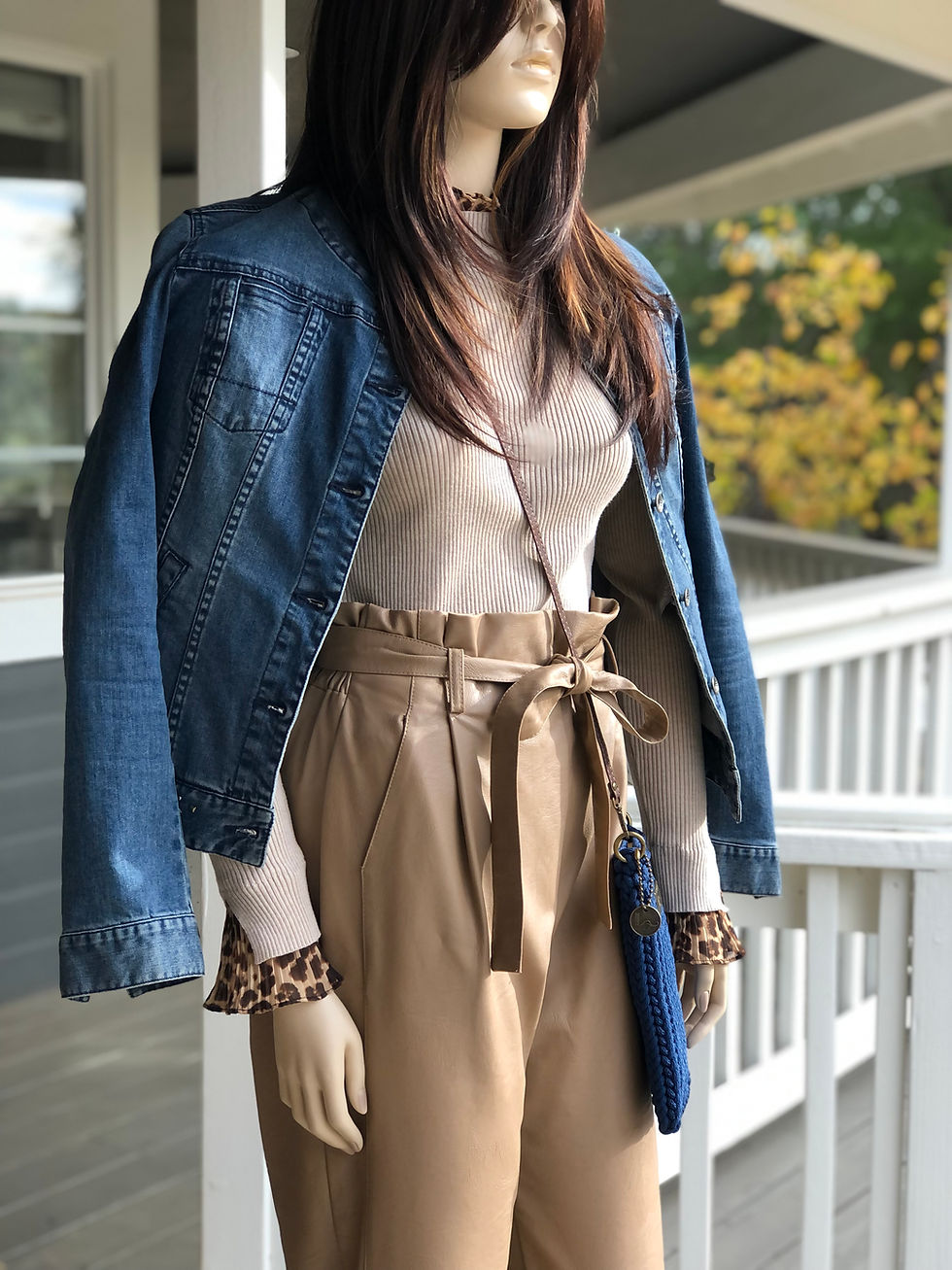 Thumbnail: Crossbody Phone Sleeve - Denim Blue