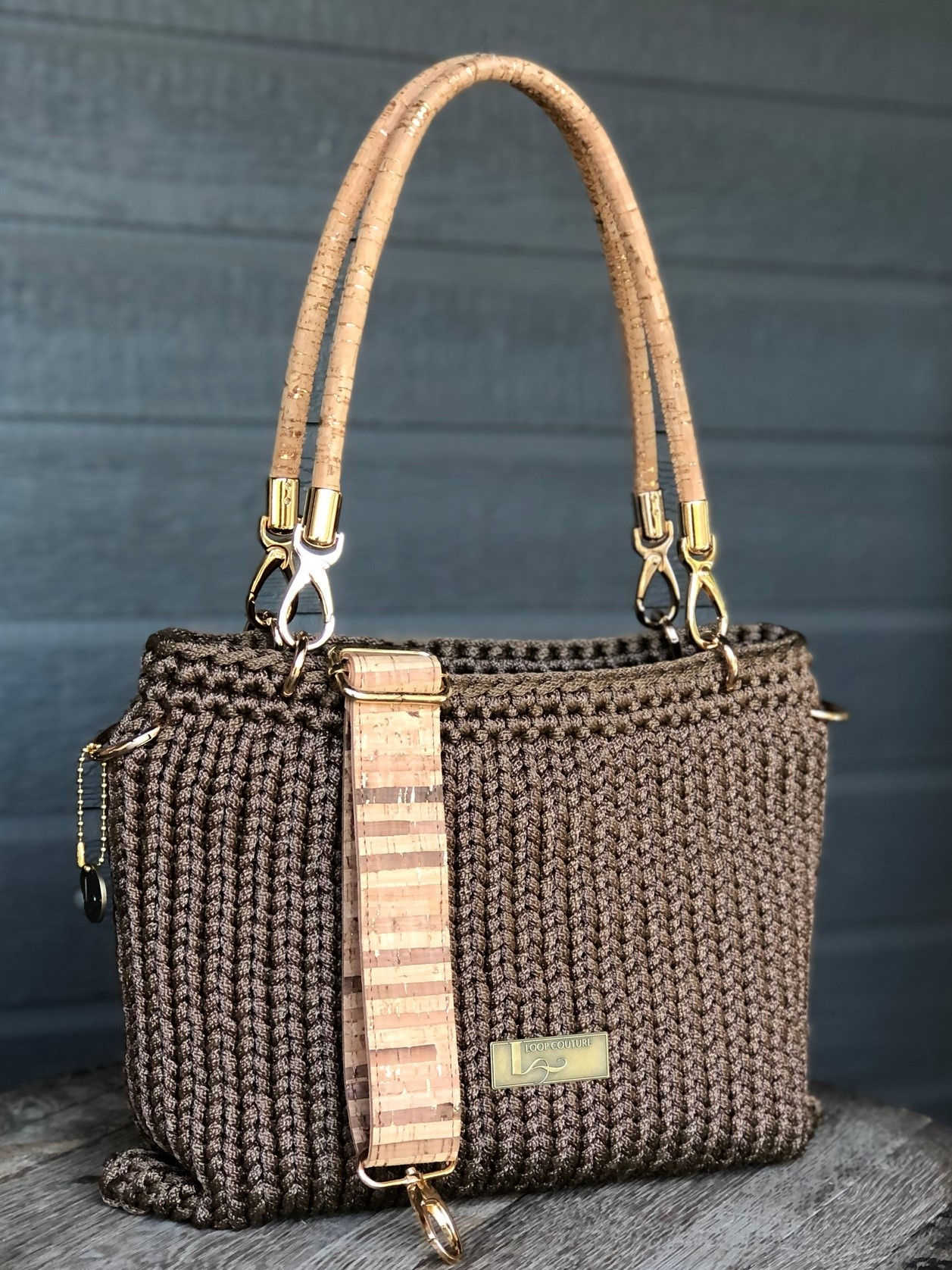 World Handbag - Cappuccino Gloss