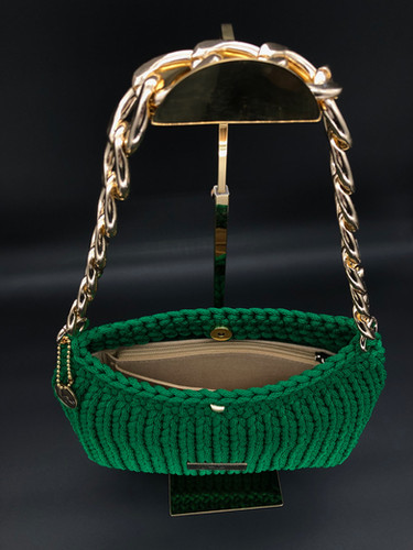 EMMA - Shamrock Green Chunky Gold | Loop Couture