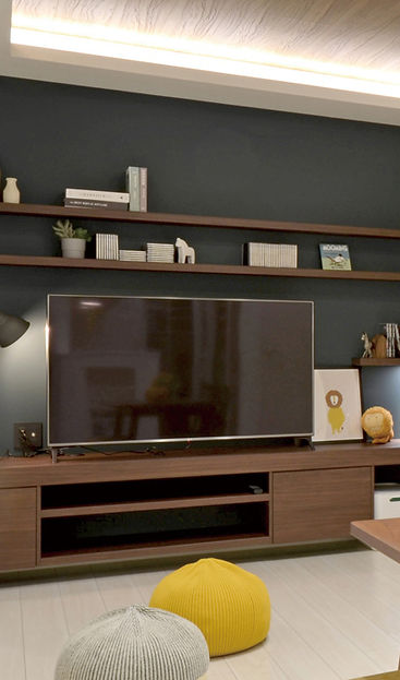 Living room area in our Nagoya showroom