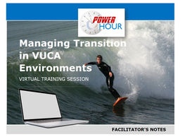 Managing in the Strangest of Times