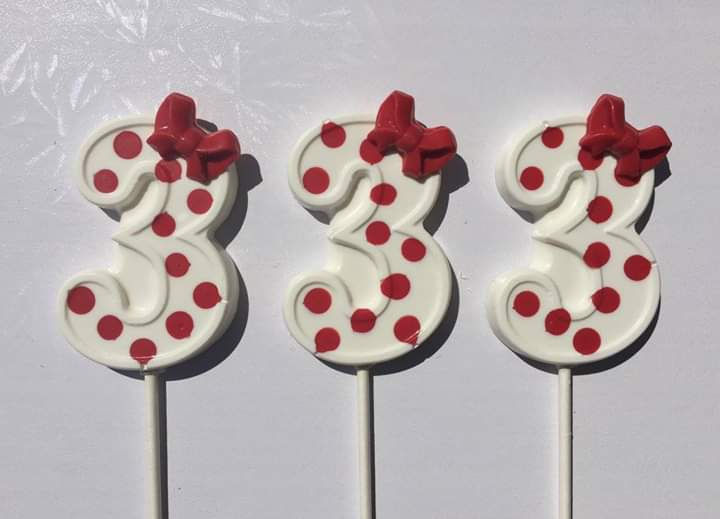 Thumbnail: Assorted Number Lollipops 