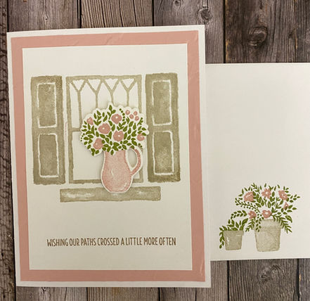 A Stampin Up Window of Opportunity