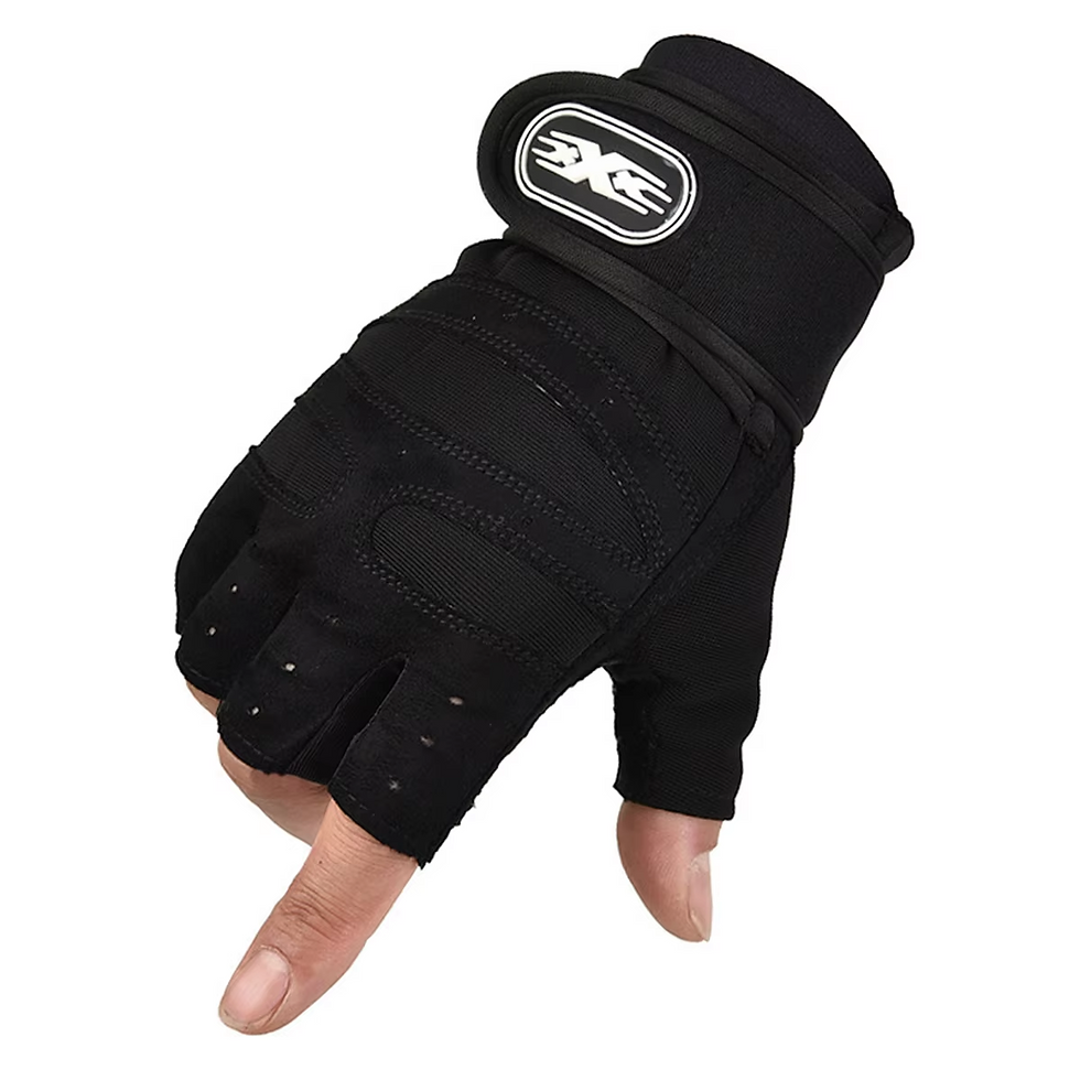 Thumbnail: Men's Fitness Gloves Women's Fitness Weightlifting Wristband Gloves Fitness Trai