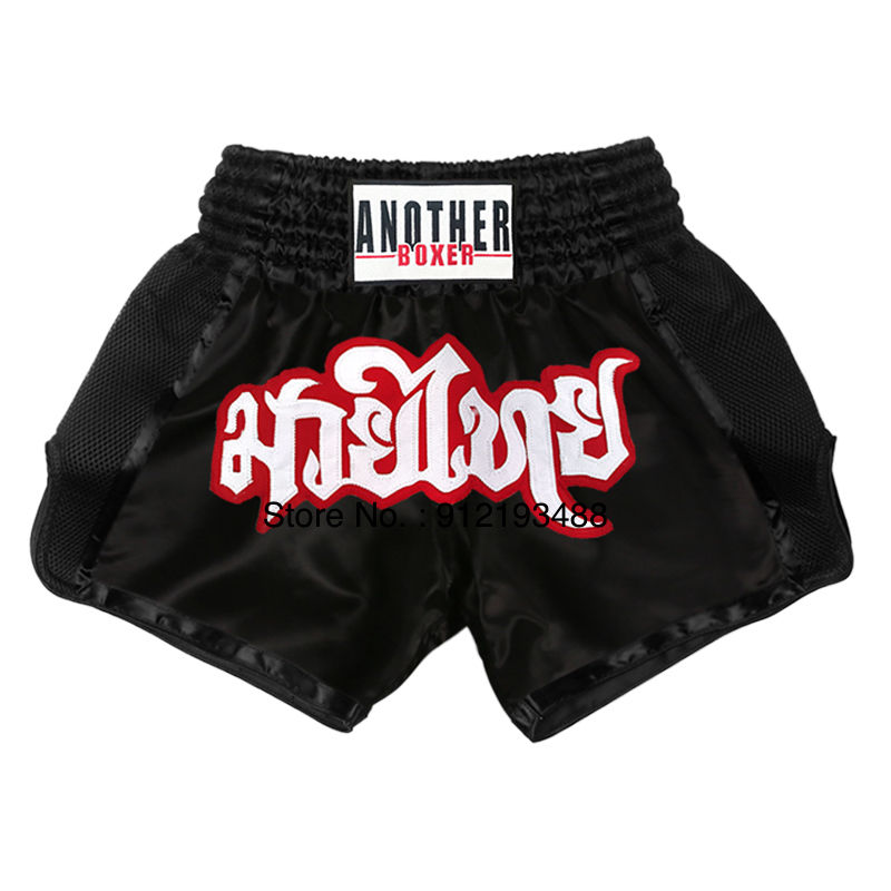 Thumbnail: Shorts Muay Thai Breathable Boxing Shorts Men Women Child Side Cut Fight Kickbox