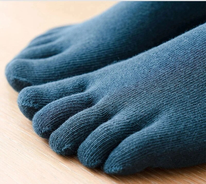 Thumbnail: Breathable Women Pilates Socks Five Toe Silicone Non-Slip Yoga Socks Anti-Slip B