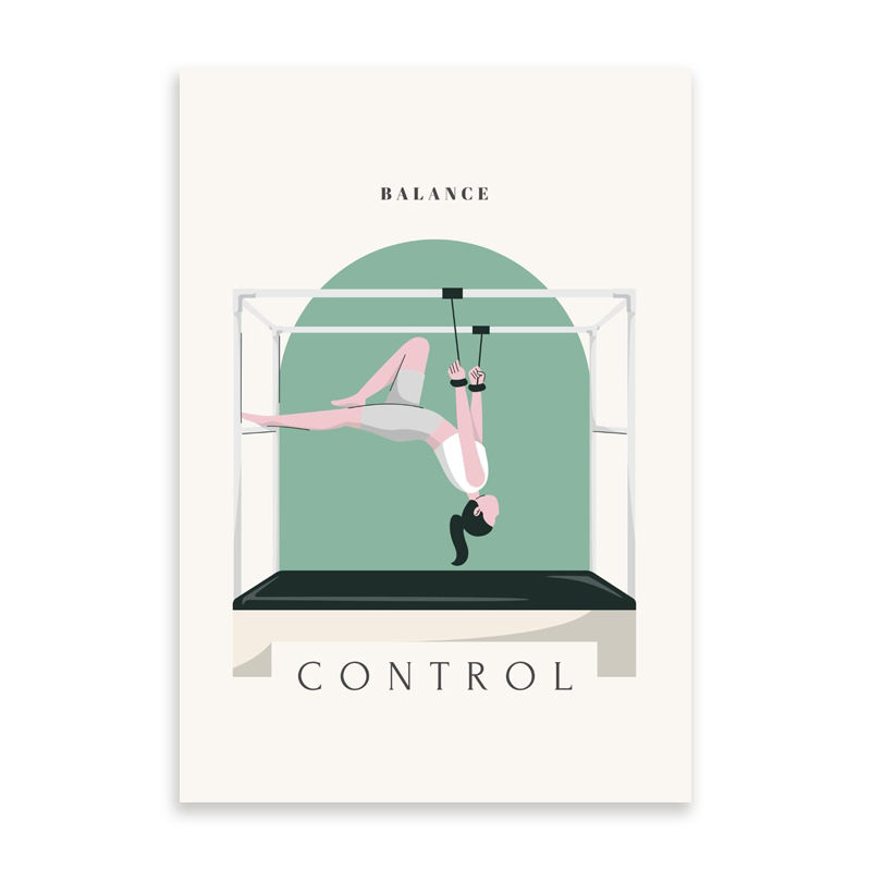 Thumbnail: Yoga Asana Line Art Prints Pilates Teaching Posters Modern Minimalist Yoga Poses