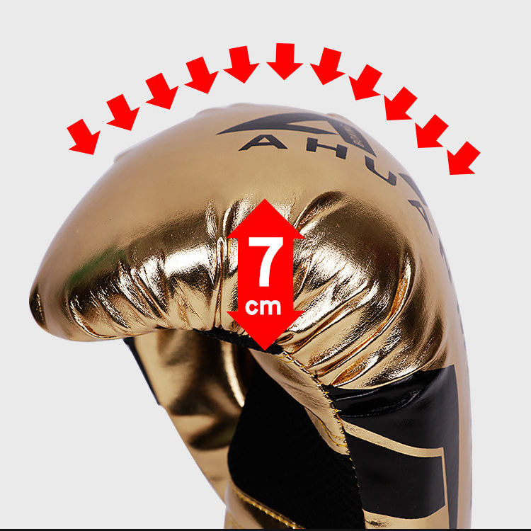 Thumbnail: Boxing Gloves Sparring Gloves for Men PU Leather Sandbag Bag Muay Thai Fighting 