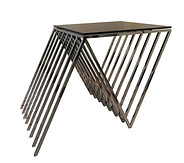 night table, coffee table, side tabl, modern , design, valevsky, metal furniture, golden, cooper, chromium, stainesssteel