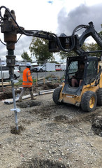 Pile work in progress