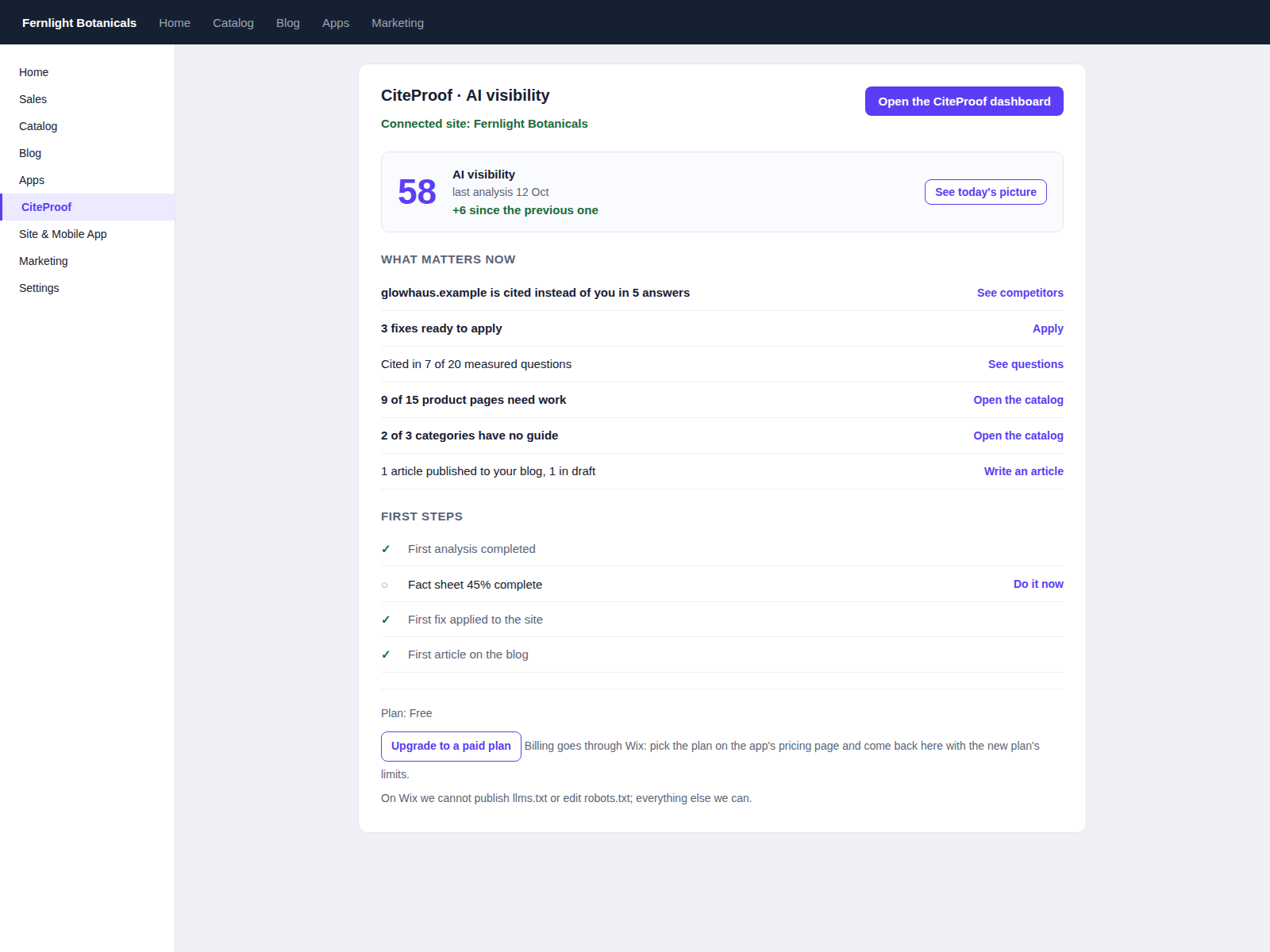 CiteProof screenshot 1