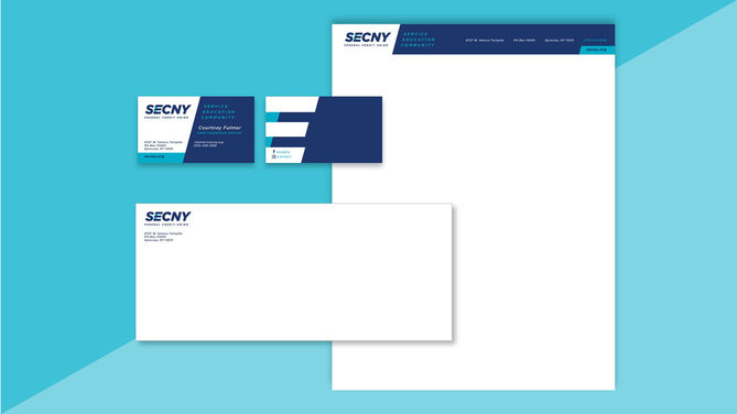 Financial services branding and digital marketing campaign for SECNY Federal Credit Union in Central New York.
