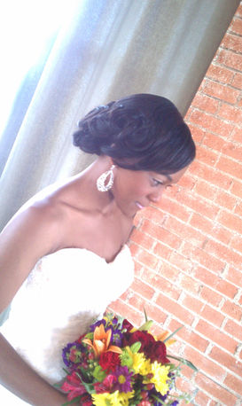 Wedding updo
