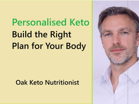 Marek, the nutritionist writes about personalised keto
