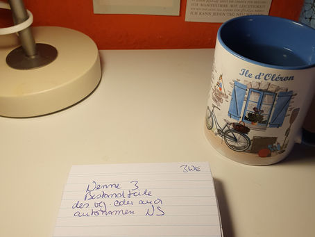 Lernen für die schriftliche Prüfung