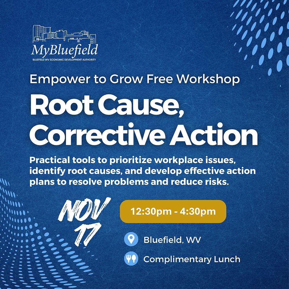 Root Cause, Corrective Action | Bluefield, WV