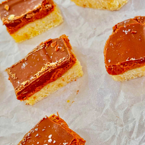 No Bake Triple Layer Almond Slice