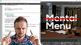 Create custom menu in 3ds Max 2025+