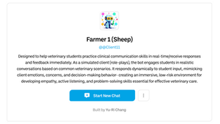Building an AI Client for Veterinary Communication Practice/Training